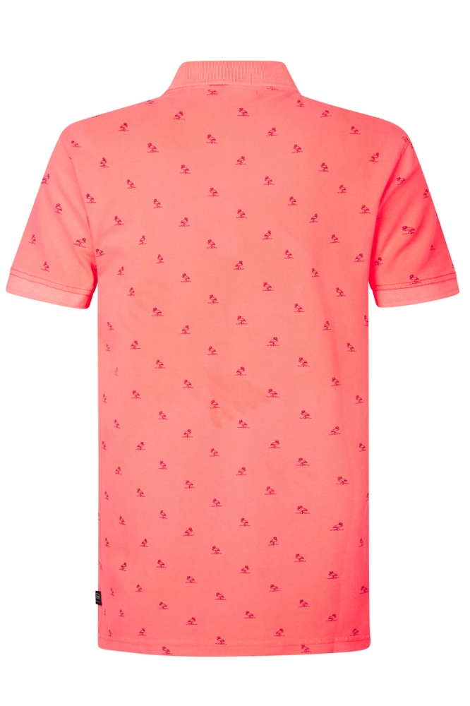 POLO MET PRINT M 1050 POL921 3099 FIERY CORAL